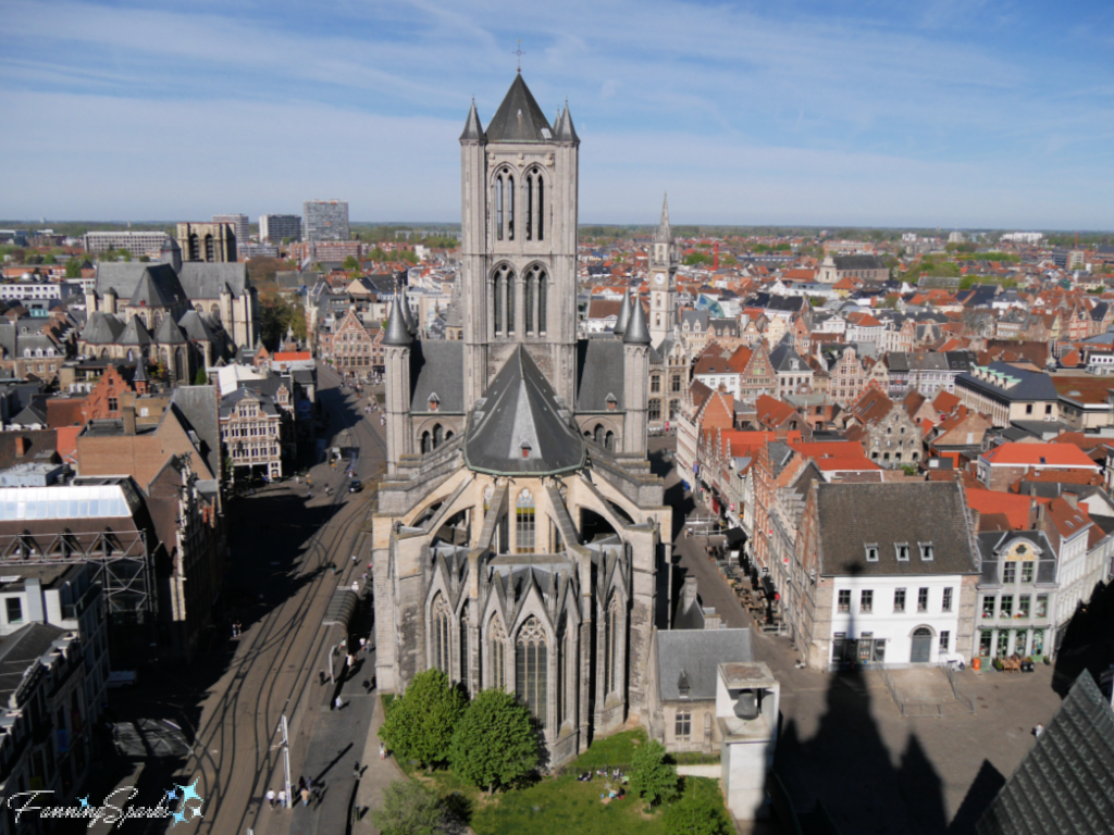 St Nicholas Church from Ghent Belfry   @FanningSparks