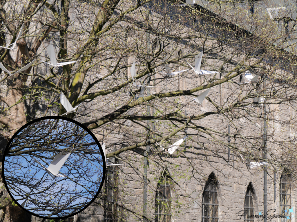 The Birds of Mr Maeterlinck Art Installation in Ghent   @FanningSparks