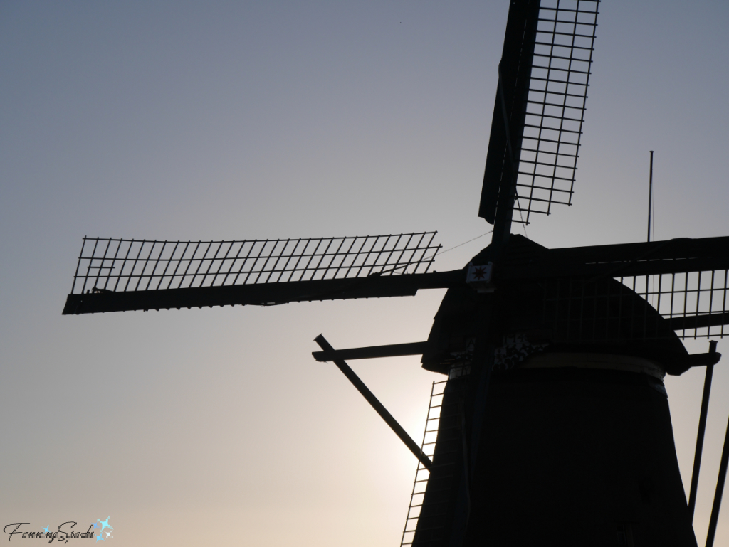 Windmill Blades at Sunrise at Kinderdijk  @FanningSparks