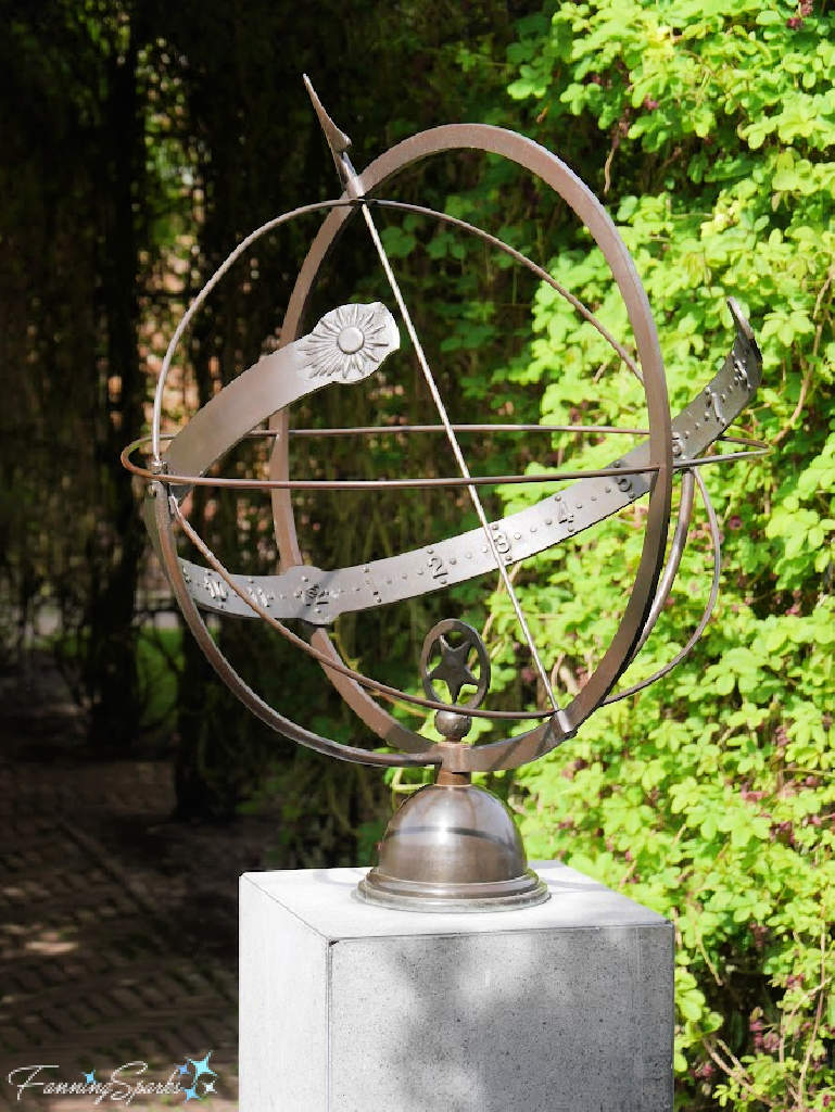 Armillary Sundial at Keukenhof Gardens  @FanningSparks  