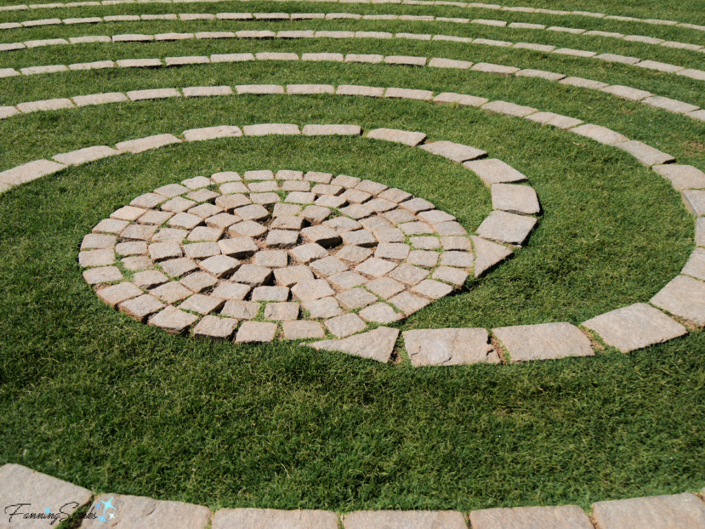Center of Labyrinth at Atlanta Botanical Garden Gainesville GA   @FanningSparks