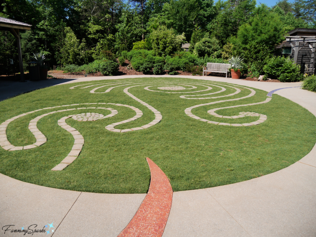 Labyrinth at Atlanta Botanical Garden Gainesville GA   @FanningSparks
