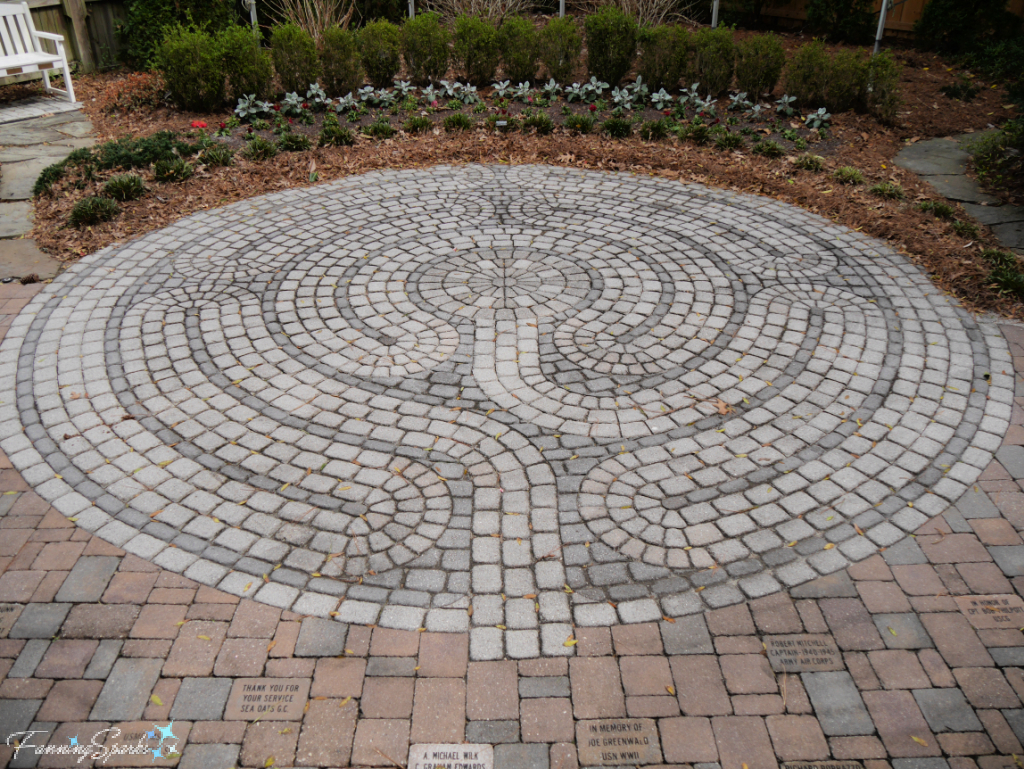 Labyrinth at New Hanover County Arboretum NC   @FanningSparks