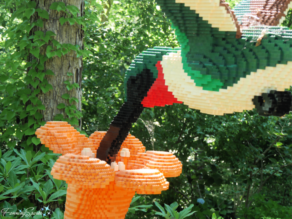 Closeup Hummingbird of LEGO Bricks by Sean Kenney   @FanningSparks