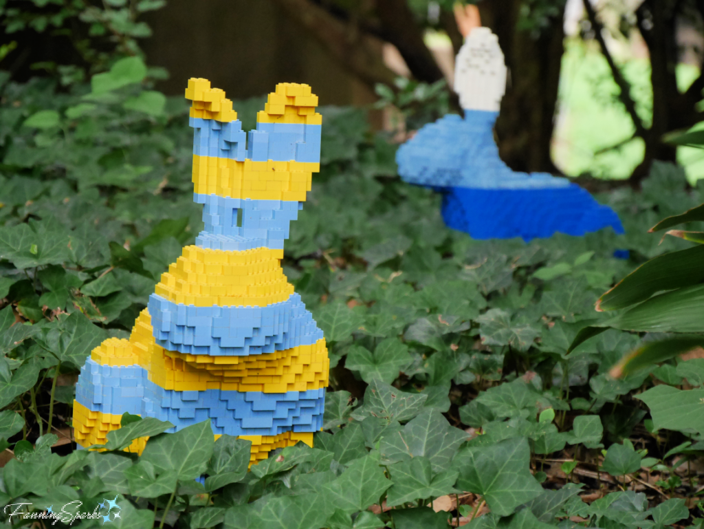 Two Striped Rabbits of LEGO Bricks by Sean Kenney   @FanningSparks
