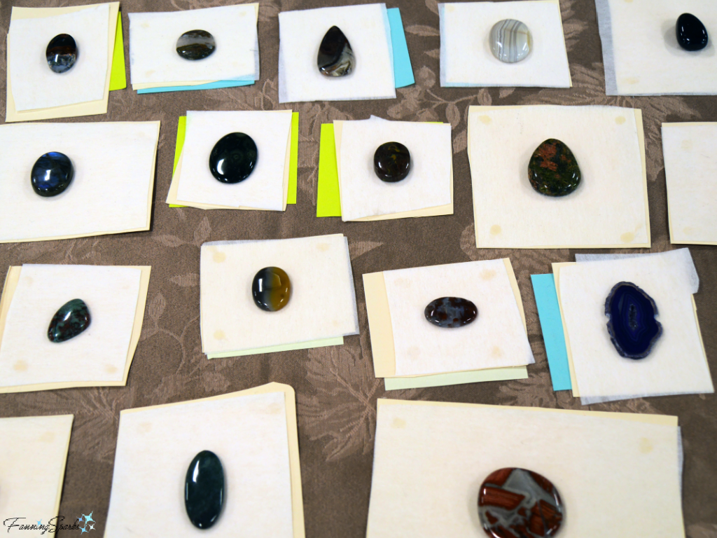 Selection of Semi-Precious Stone Cabochons   @FanningSparks