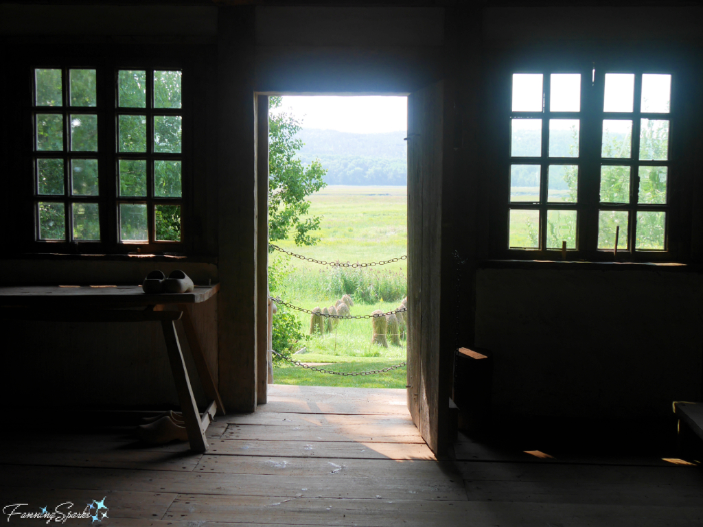 Acadian House View Out Door and Windows   @FanningSparks