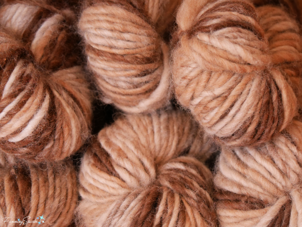 Alpaca Fiber Yarn in Various Shades of Brown   @FanningSparks