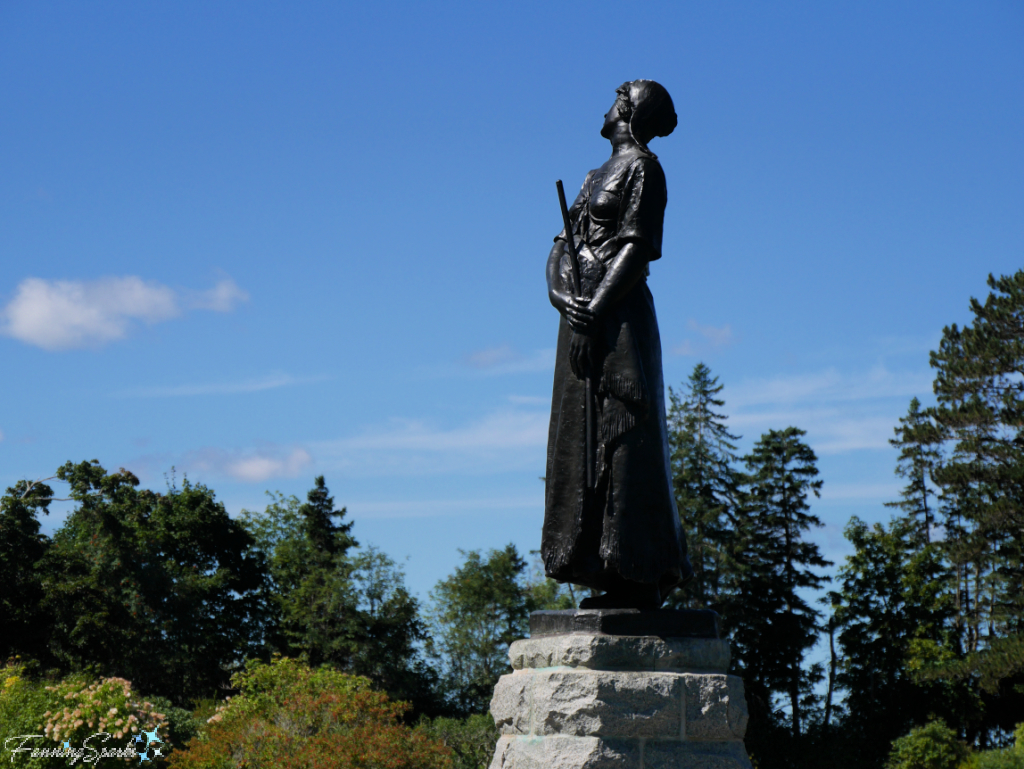 Evangeline Statue at Grand Pré Gazing into Distance   @FanningSparks