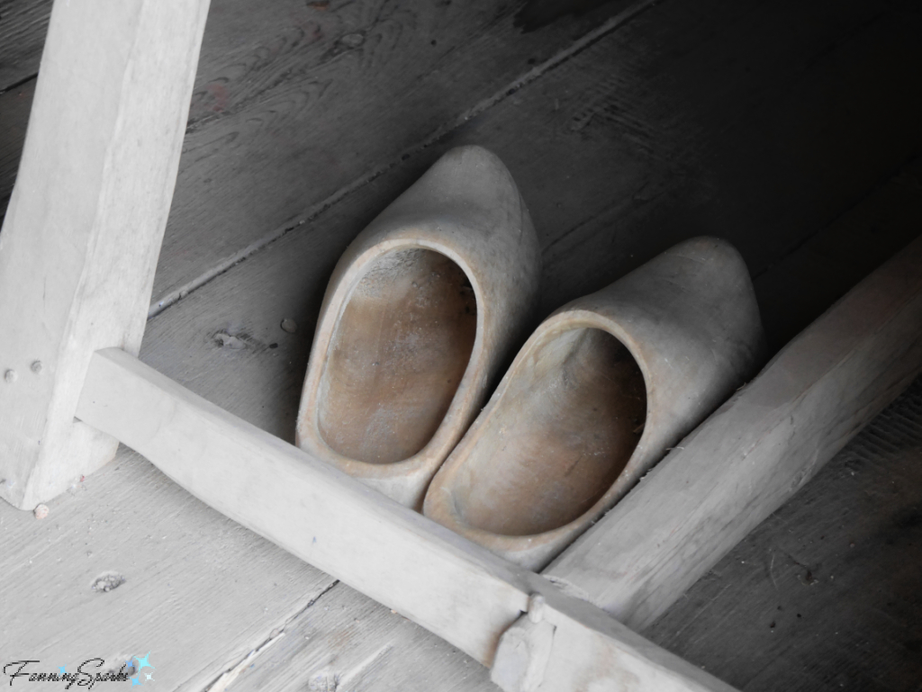 Wooden Shoes in Acadian House at Grand Pré   @FanningSparks