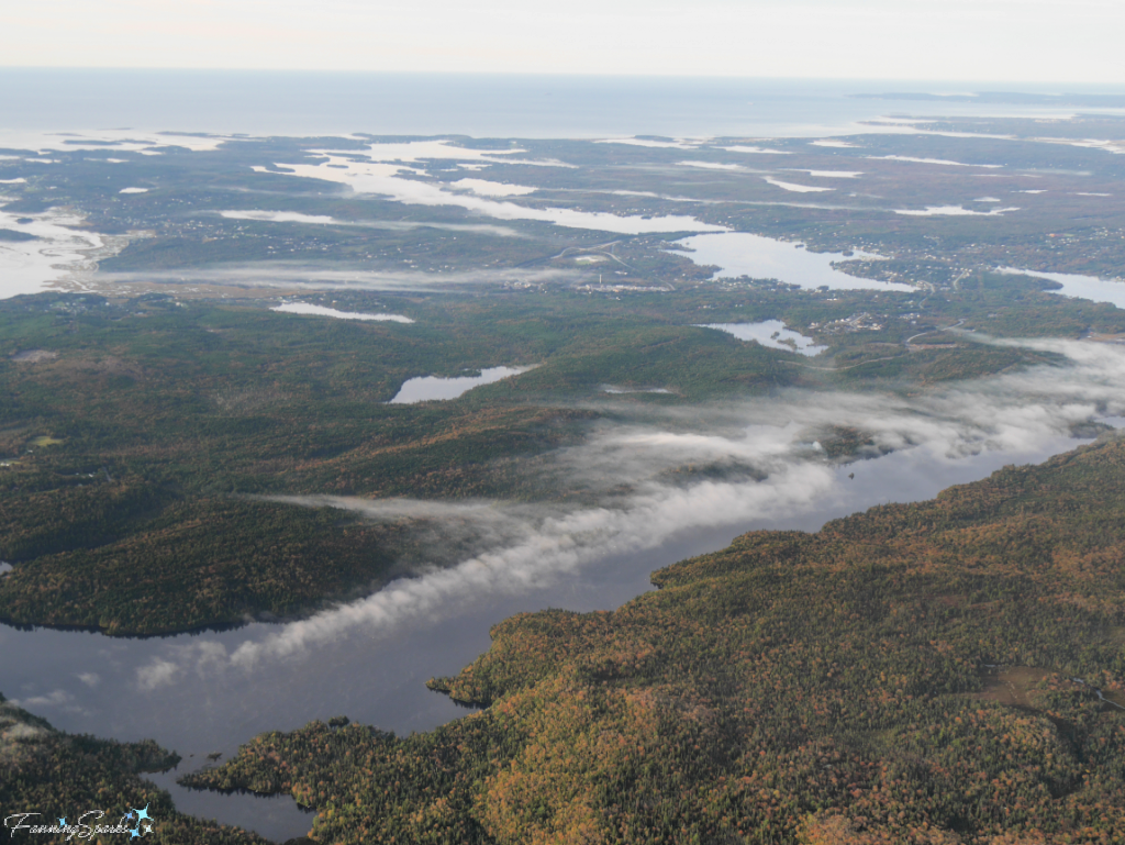 Flying Over Nova Scotia En Route to Sable Island  @FanningSparks