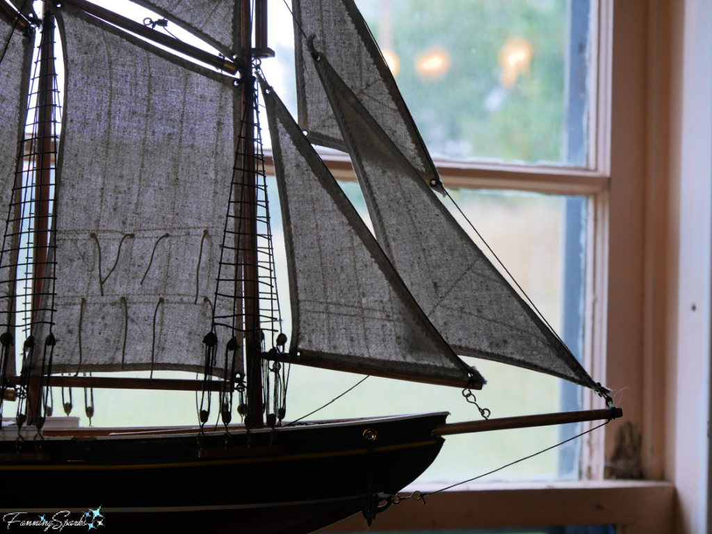 Hand Crafted Sailboat at Myles From Nowhere Antiques   @FanningSparks