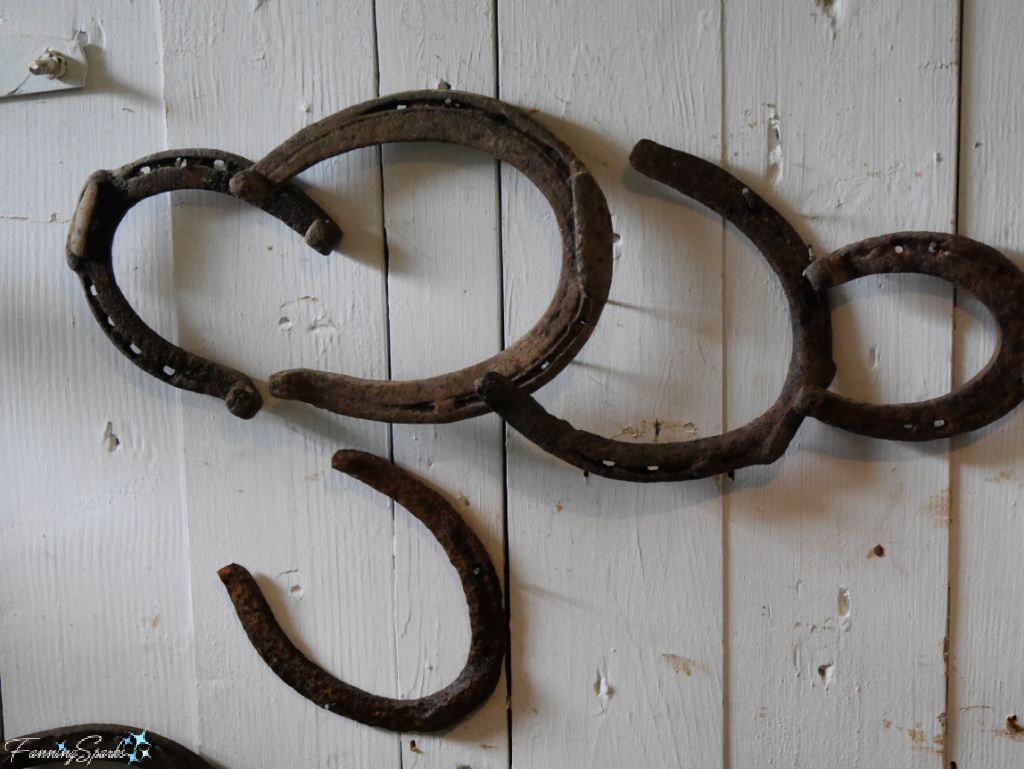 Horse Shoes at Myles From Nowhere Antiques   @FanningSparks