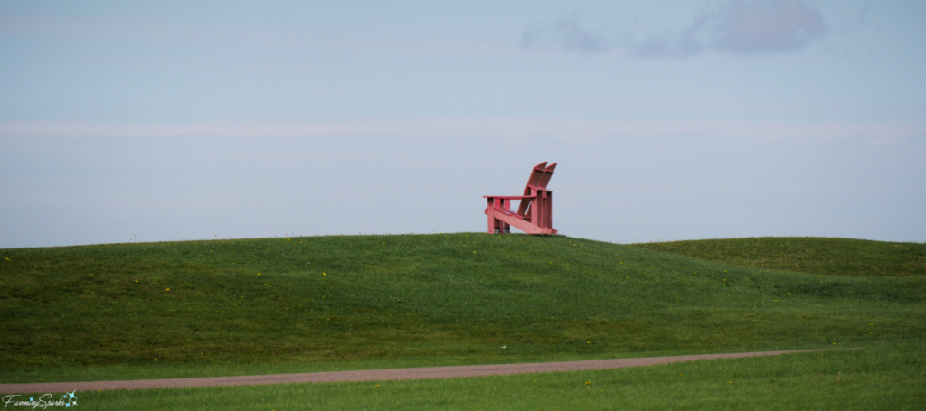 Red Chairs at Fort Beauséjour National Historic Site @FanningSparks