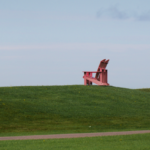 Red Chairs at Fort Beauséjour National Historic Site @FanningSparks