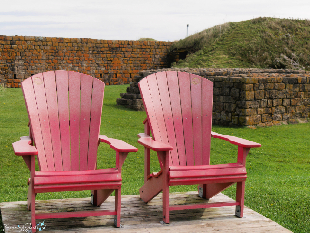 Red Chairs in Front of Fort Beauséjour National Historic Site   @FanningSparks