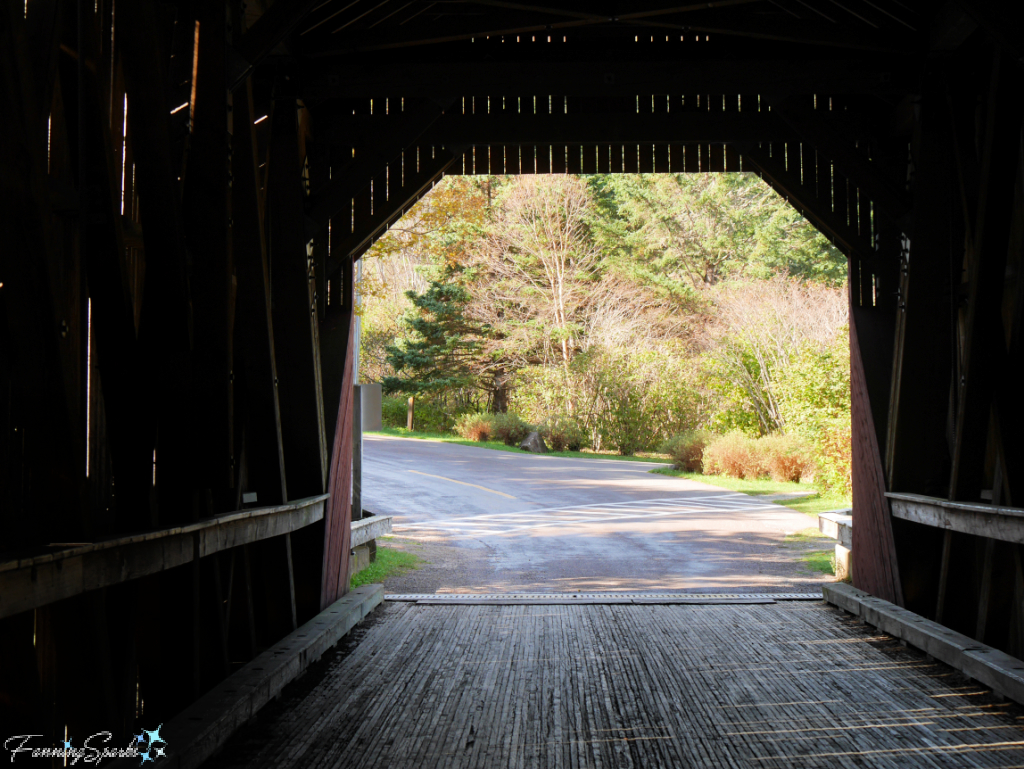 View Out of Point Wolfe Covered Bridge   @FanningSparks