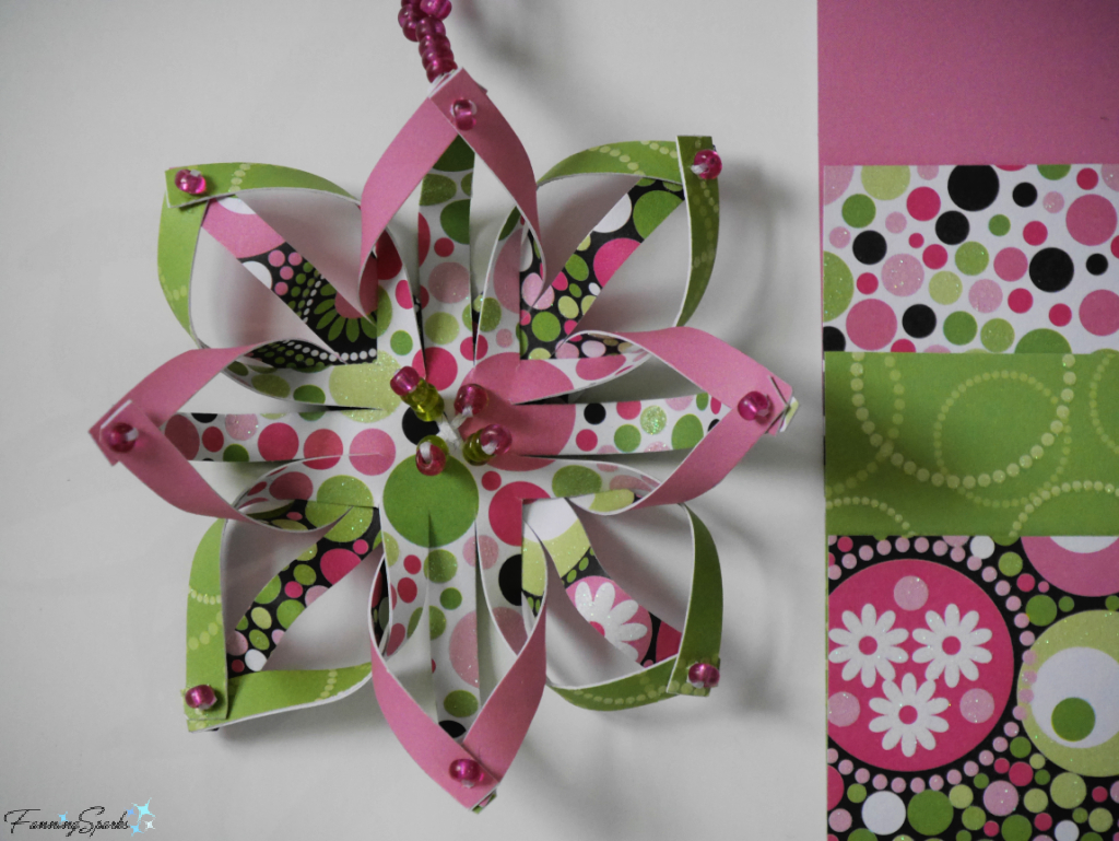 Paper Snowflake Ornament   @FanningSparks
