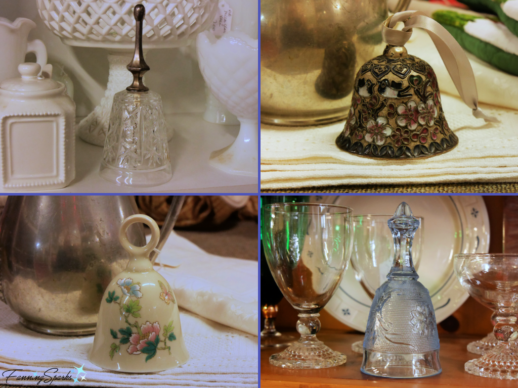 Assortment of Vintage Tea and Hand Bells   @FanningSparks