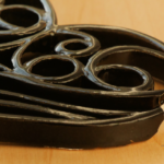 Broken Heart-Shaped Ceramic Trivet @FanningSparks