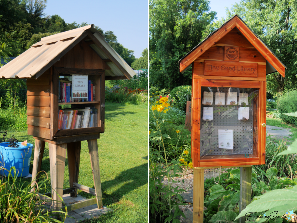 Berea Urban Farm Tiny Libraries for Books and Seeds   @FanningSparks