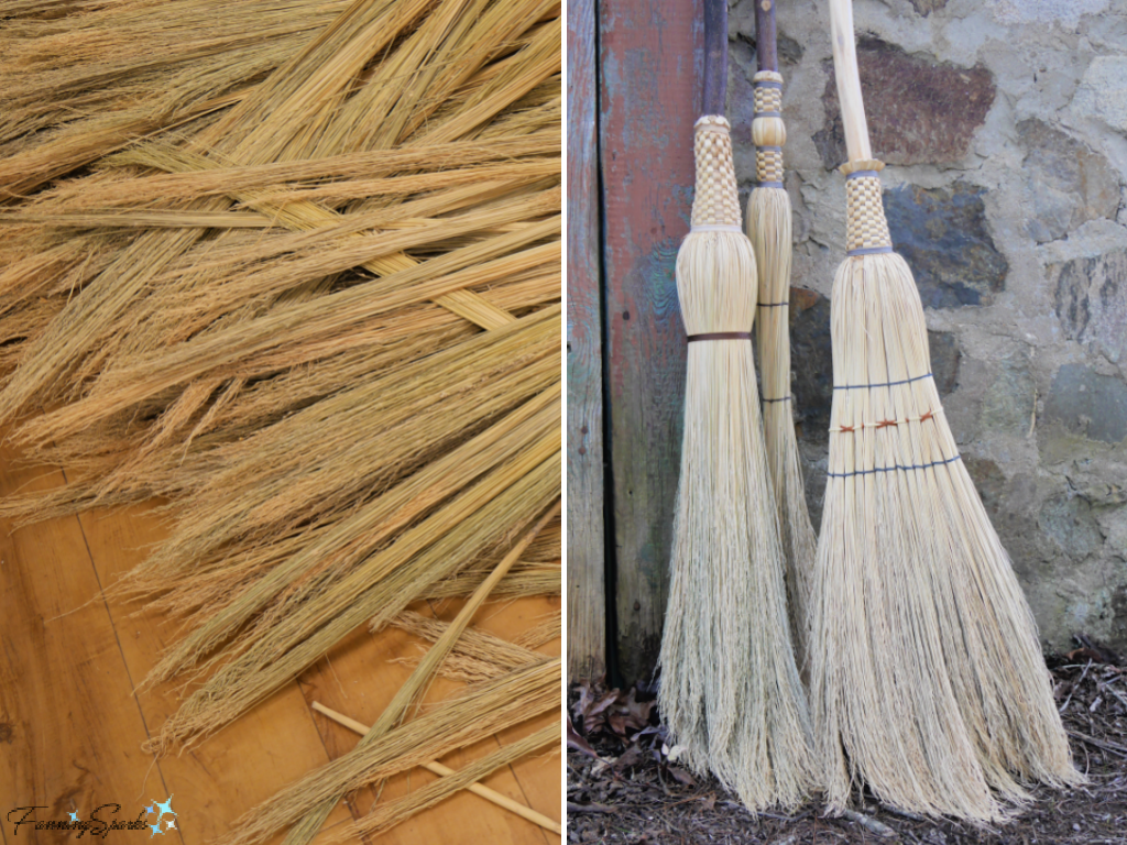 Dried Broomcorn and Artisan Brooms by Mark Hendry   @FanningSparks