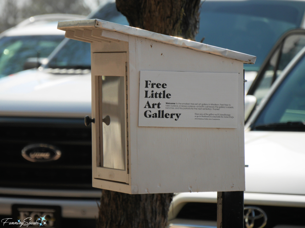 Free Little Art Gallery in Madison Georgia   @FanningSparks