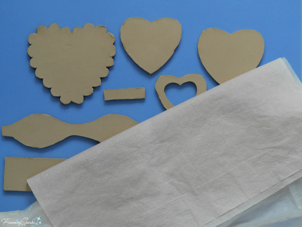 Keeping Pieces of Ceramic Valentines Heart Box Damp   @FanningSparks