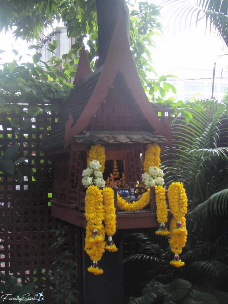 Spirit House in Bangkok Thailand   @FanningSparks