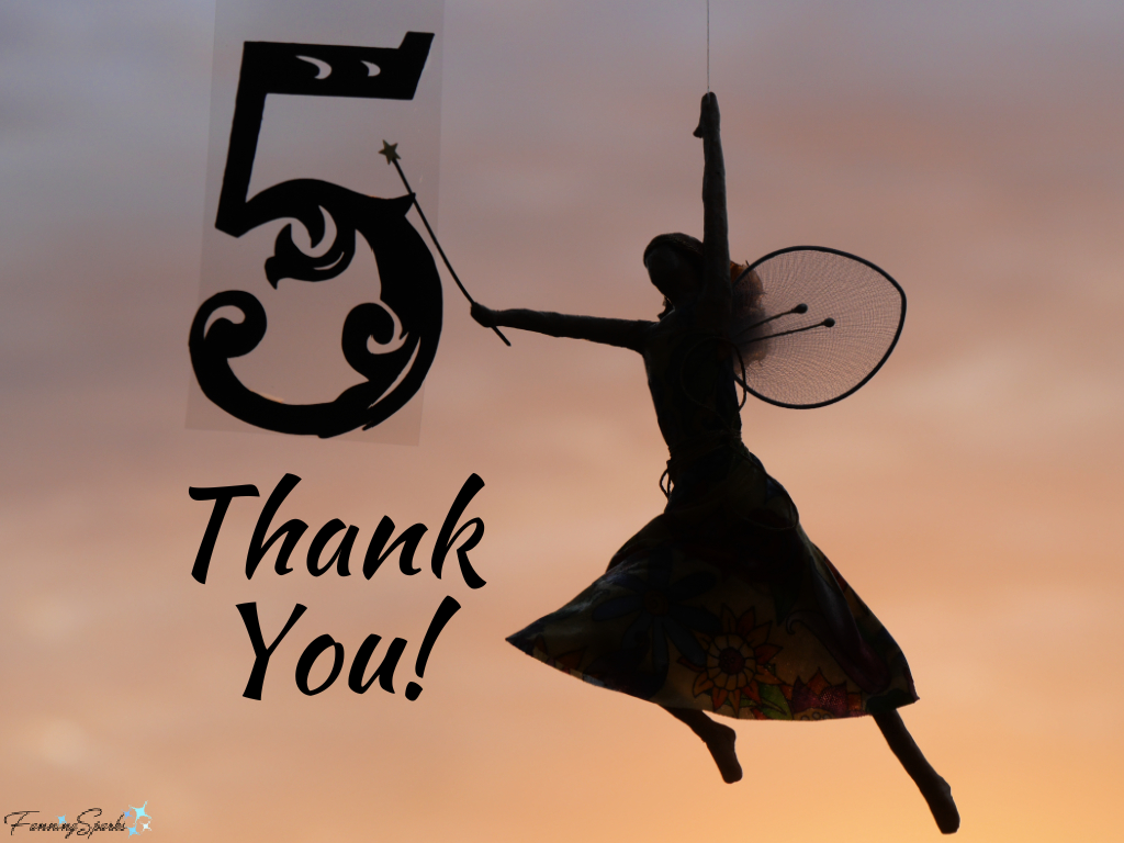 Thank You - FanningSparks 5 Year Milestone   @FanningSparks