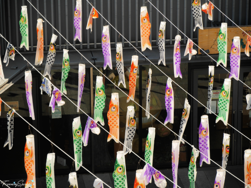 School of Carp Streamers at Tokyo Skytree in Tokyo Japan   @FanningSparks