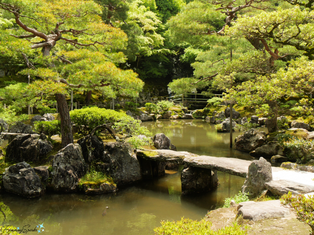 Stone Bridge in Ginkaku-ji Zen Garden in Kyoto Japan   @FanningSparks