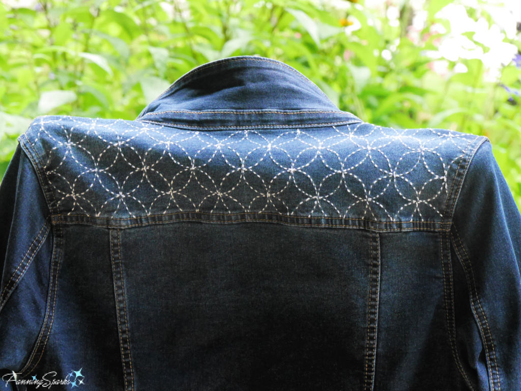 shell stitch denim jacket