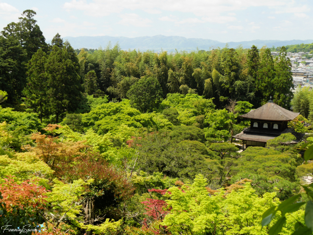 Hilltop View from Ginkaku-ji Temple Garden in Kyoto Japan     @FanningSparks