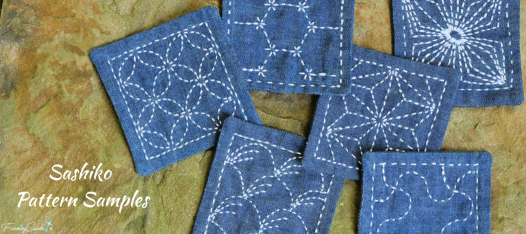 My Sashiko Pattern Samples @FanningSparks