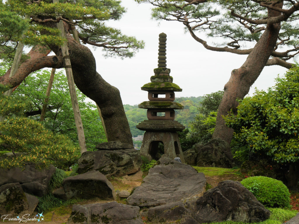 Seven Fortune Gods Hill at Kenrokuen Garden Kanazawa Japan     @FanningSparks