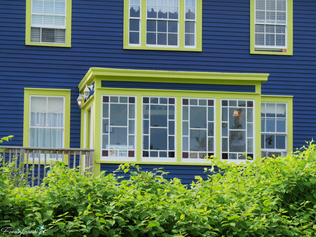 Blue and Green House in Trinity Newfoundland @FanningSparks