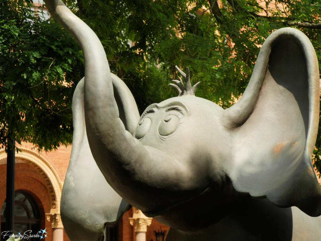 Horton Sculpture in Dr. Seuss National Memorial Sculpture Garden   @FanningSparks