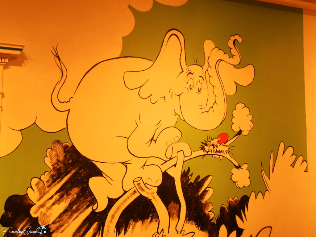 Horton on Wall at Amazing World of Dr. Seuss Museum   @FanningSparks