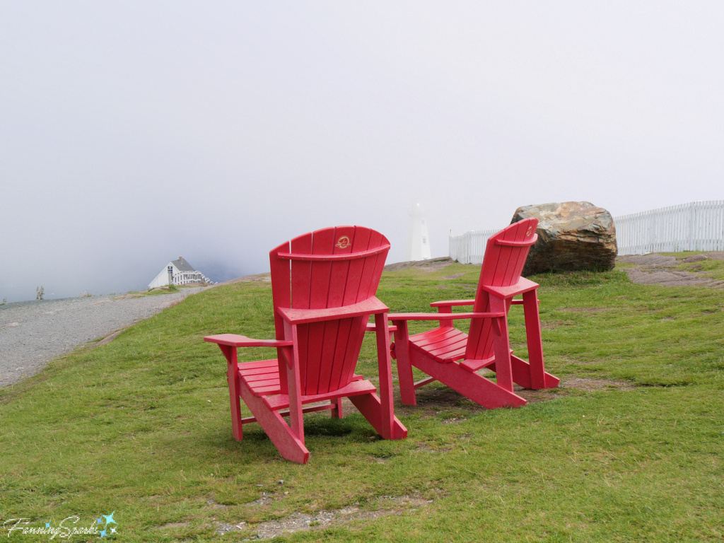 Parks Canada Red Chairs in Cape Spear National Historic Site   @FanningSparks