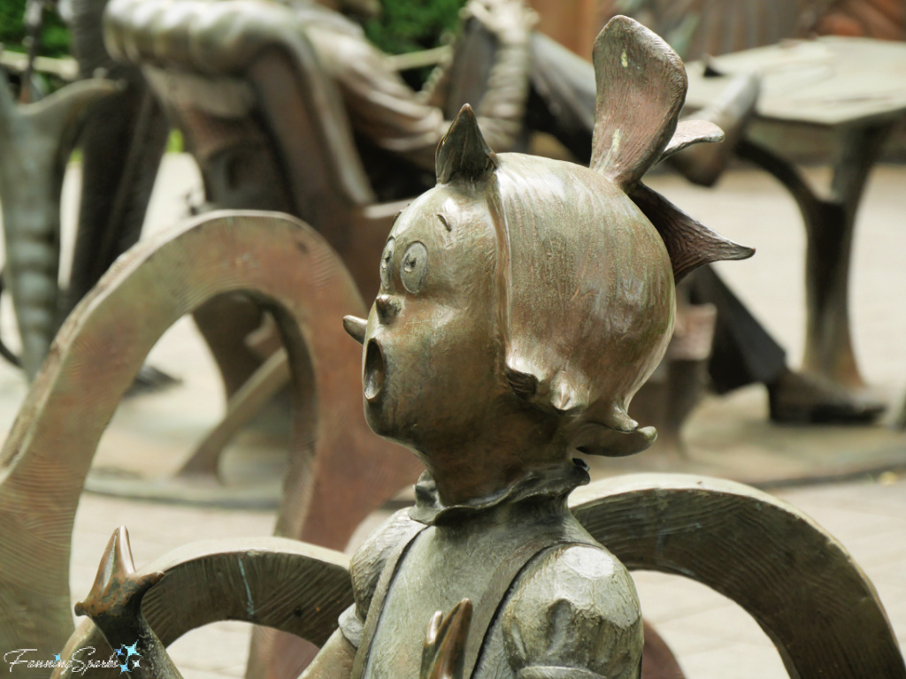 Sally Sculpture in Dr. Seuss National Memorial Sculpture Garden   @FanningSparks