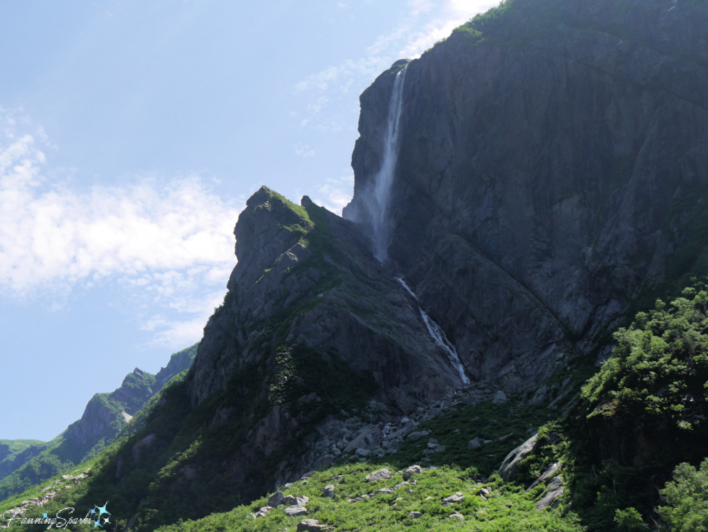 Waterfalls Along Western Brook Pond in Gros Morne National Park Newfoundland   @FanningSparks