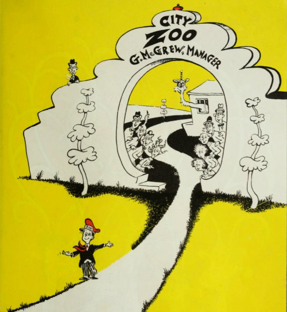 Zoo Entrance from If I Ran the Zoo by Dr Seuss   