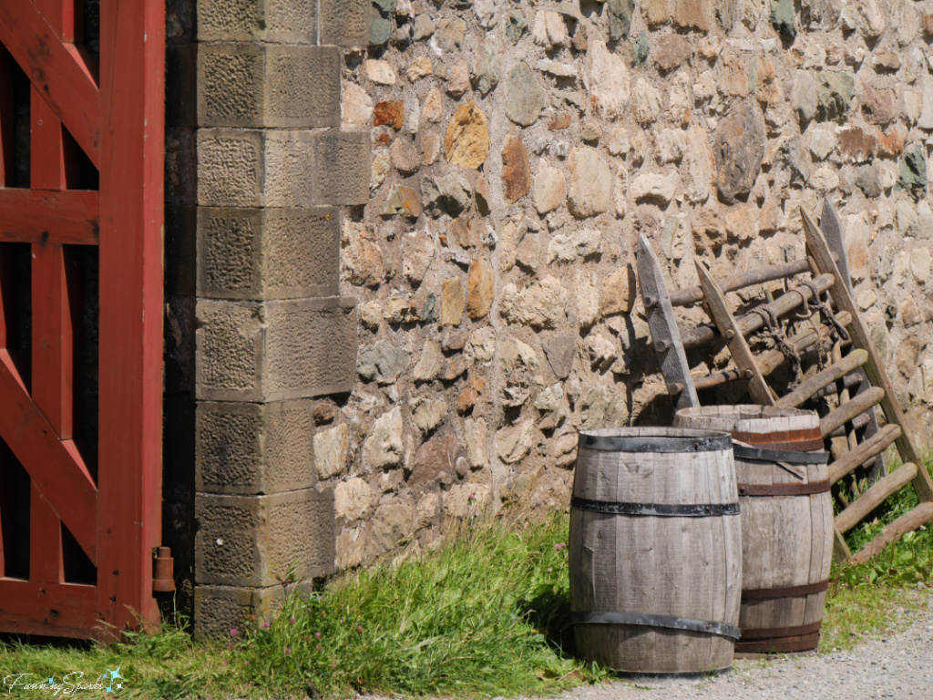 Barrels at Doorway in Fortress Louisbourg   @FanningSparks