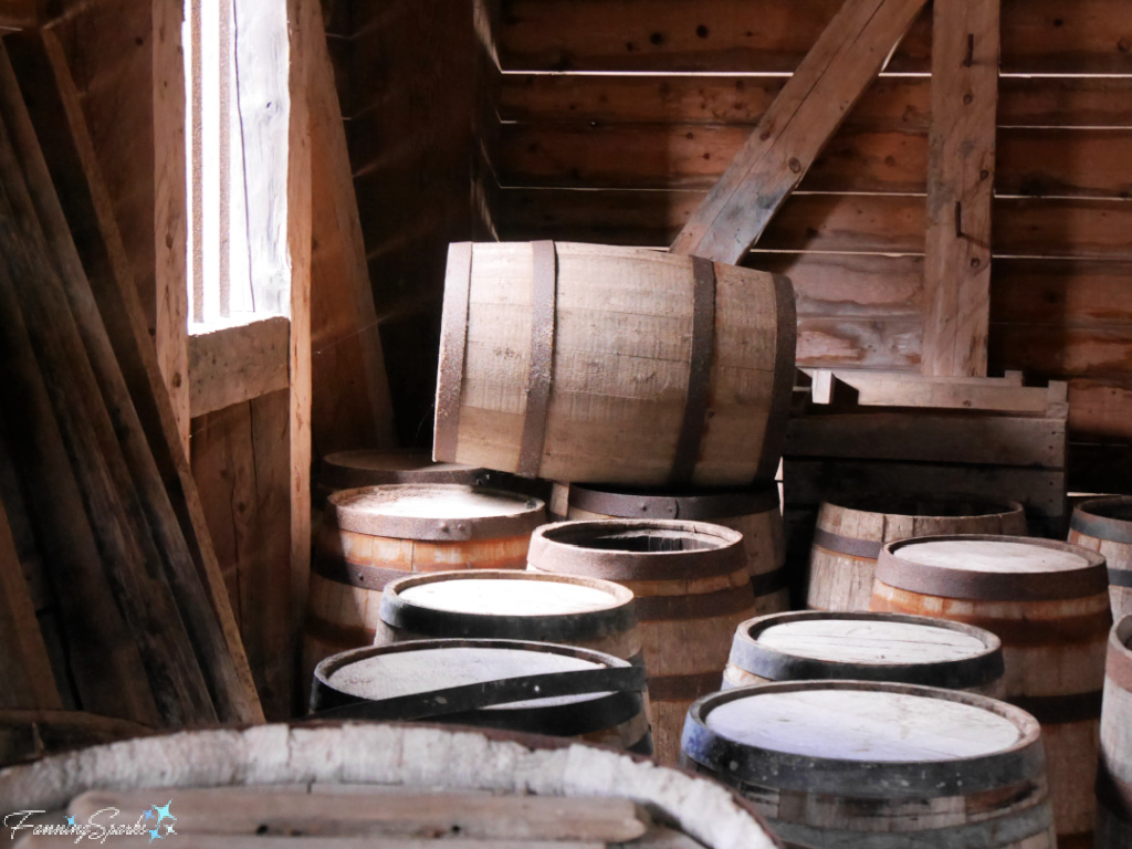 Barrels in Rodrique Storehouse in Fortress Louisbourg   @FanningSparks