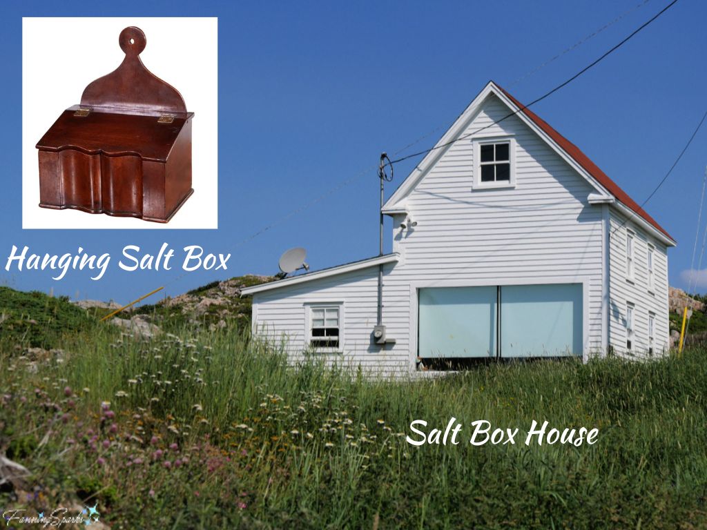 Hanging Salt Box and Salt Box House   @FanningSparks