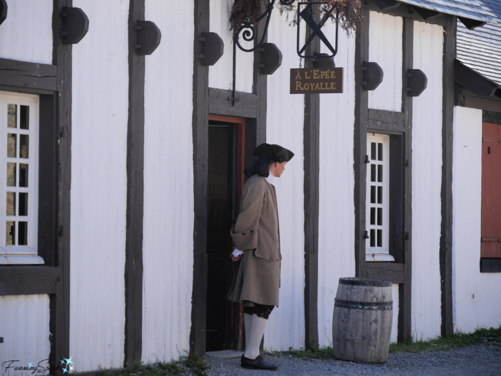 Local Merchant at L’Epée Royale in Fortress Louisbourg   @FanningSparks