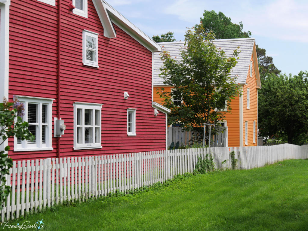 Red and Orange Houses – Trinity Newfoundland   @FanningSparks