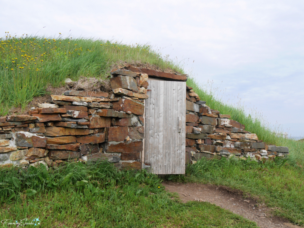 Root Cellar with Open Door in Elliston Newfoundland   @FanningSparks