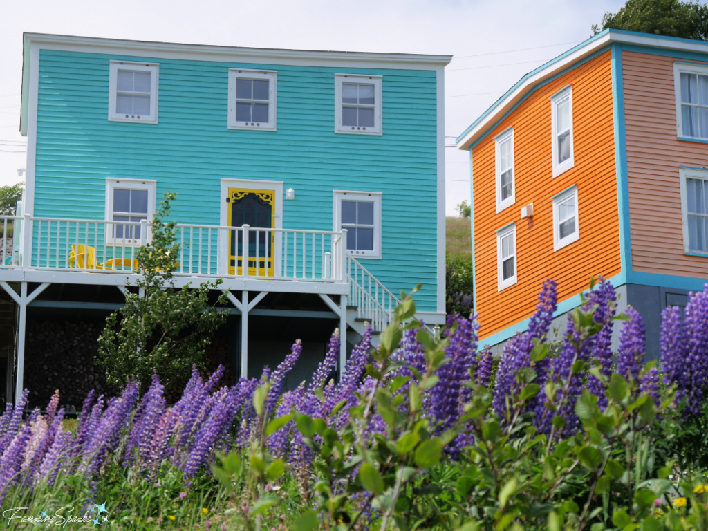 Turquoise and Orange Houses – Trinity Newfoundland   @FanningSparks